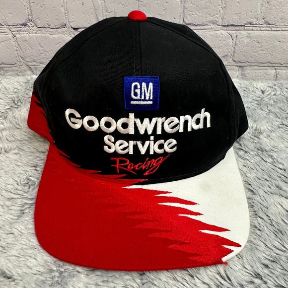 Chase Authentics Other - Dale Earnhardt Goodwrench Service Racing GM Black Red White Hat Adjustable Chase